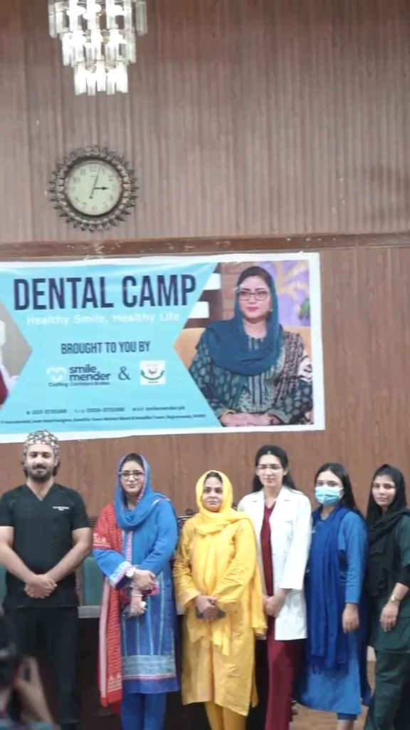 Smile Mender team running a community dental camp